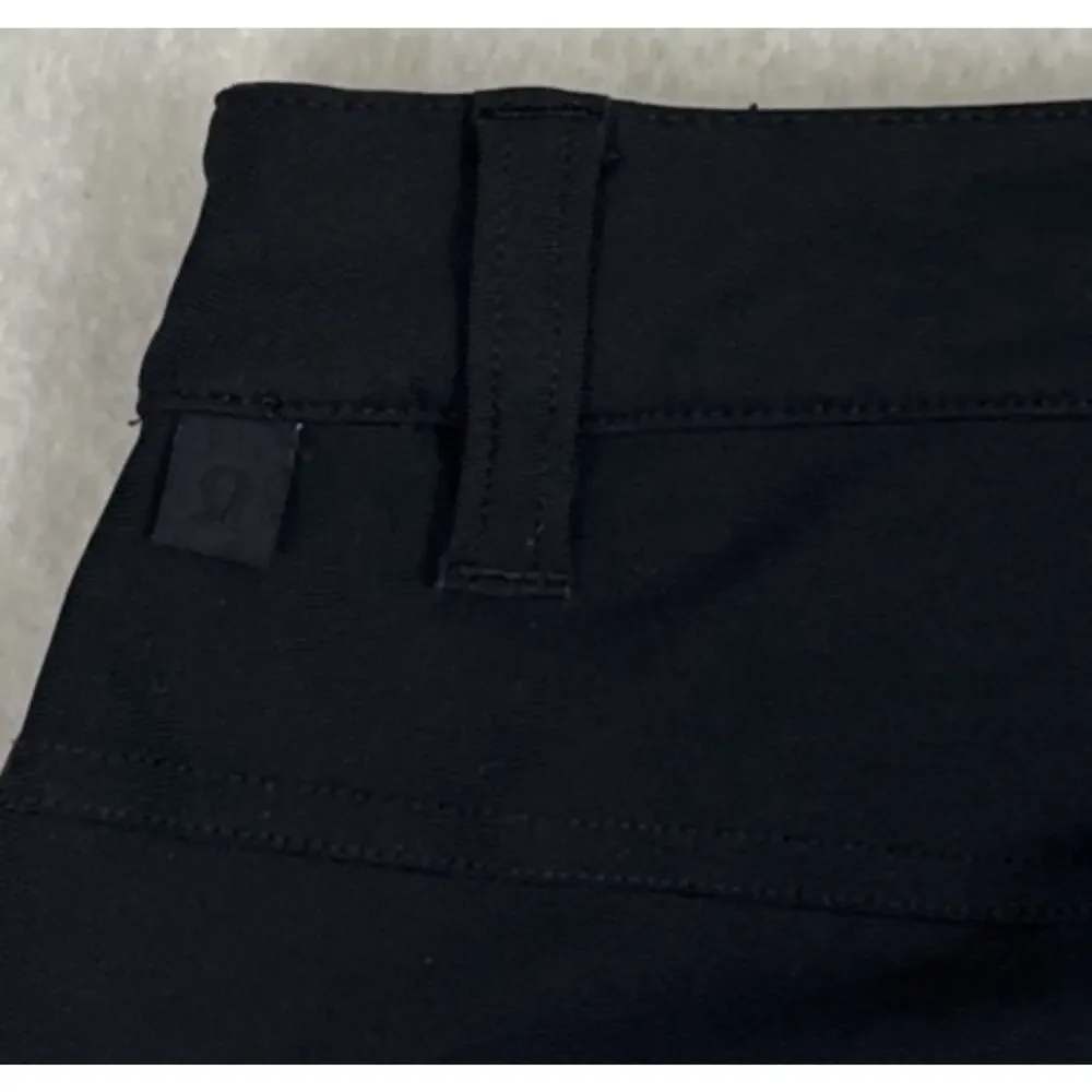 Lululemon ABC Pants Mens 34 Black Classic Fit 5 Pocket Warpstreme Office Golf